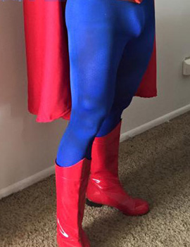 Superman Cosplay Red Boots 15090213